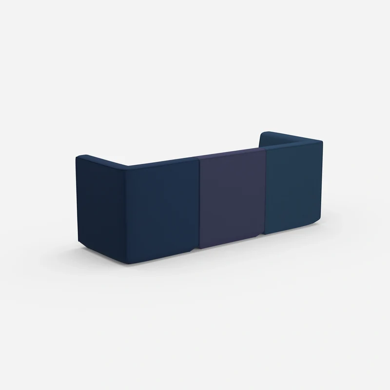 Sofa blau für 3 Personen