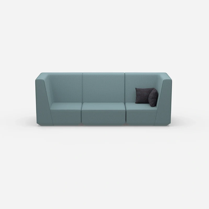 Sofa blau für 3 Personen