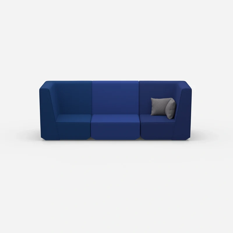 Sofa blau für 3 Personen