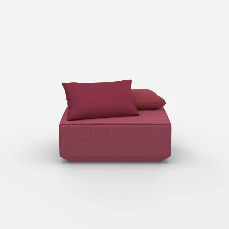 Sitzpouf in Rosa