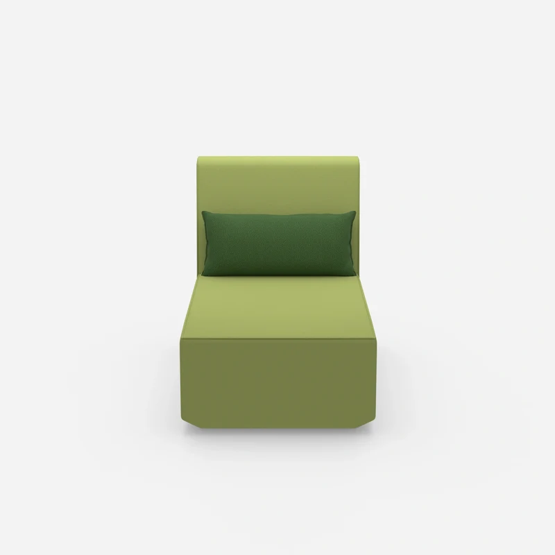 Moderner Longseat Sessel mit hoher Rückenlehne