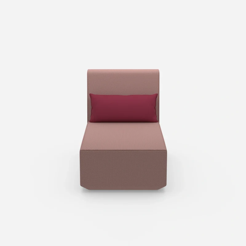 Moderner Longseat Sessel mit hoher Rückenlehne