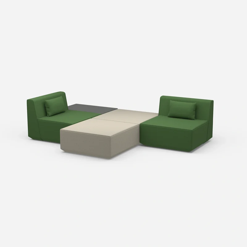 Elegante Sofainsel