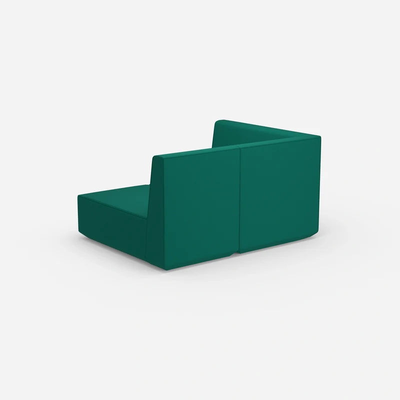 Zweisitzer Modulsofa mit Eckmodul