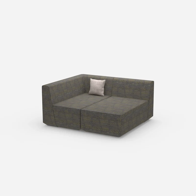 2 Sitzer Sofa mit Ecke