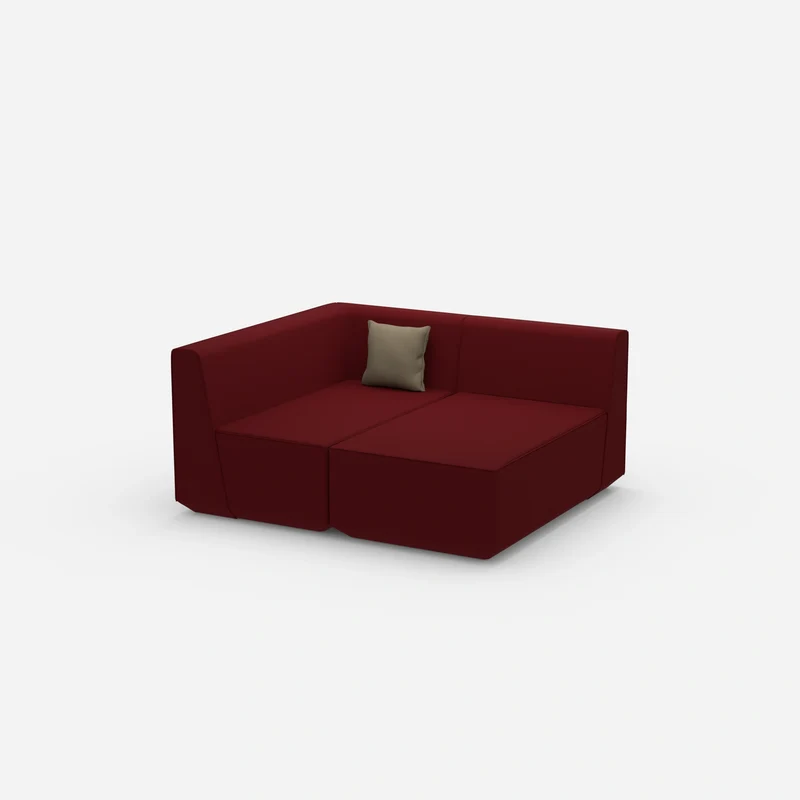 2 Sitzer Sofa mit Ecke