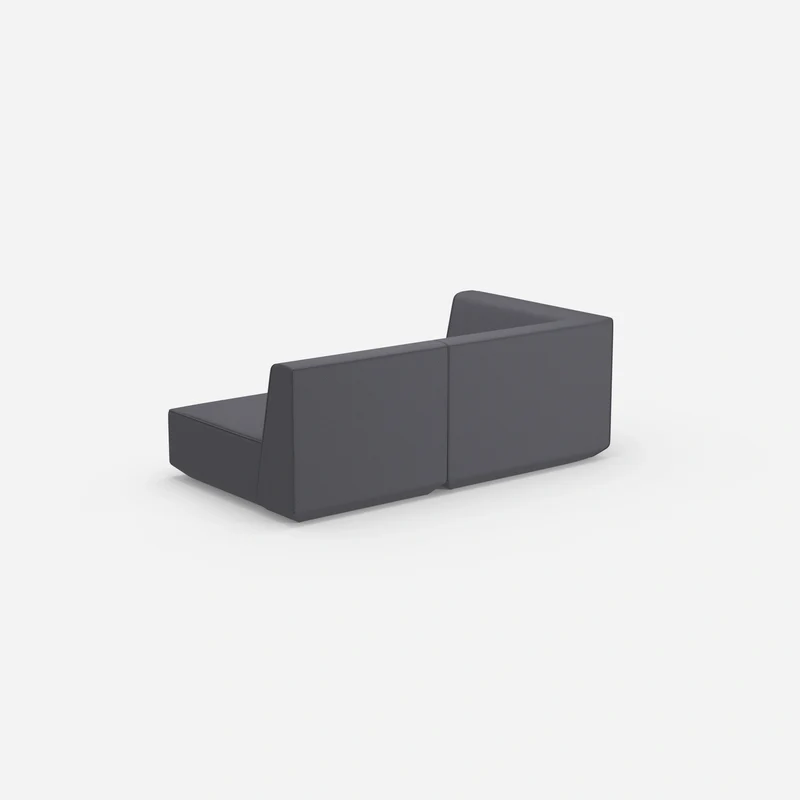 Graues Modulsofa 180 cm breit
