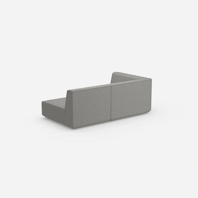 Graues Modulsofa 180 cm breit