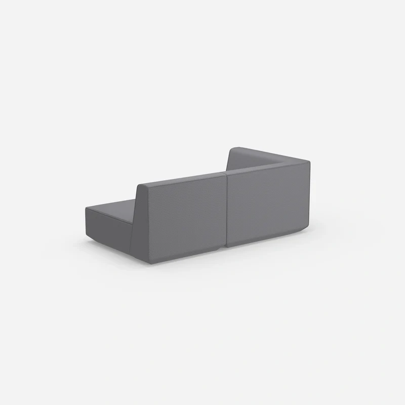 Graues Modulsofa 180 cm breit