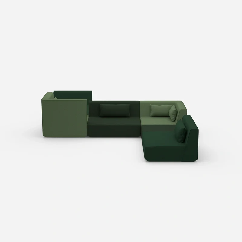 Großzügiges modulares Sofa für große Räume