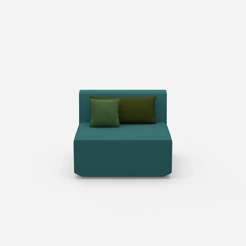 Sessel blau 80 cm breit