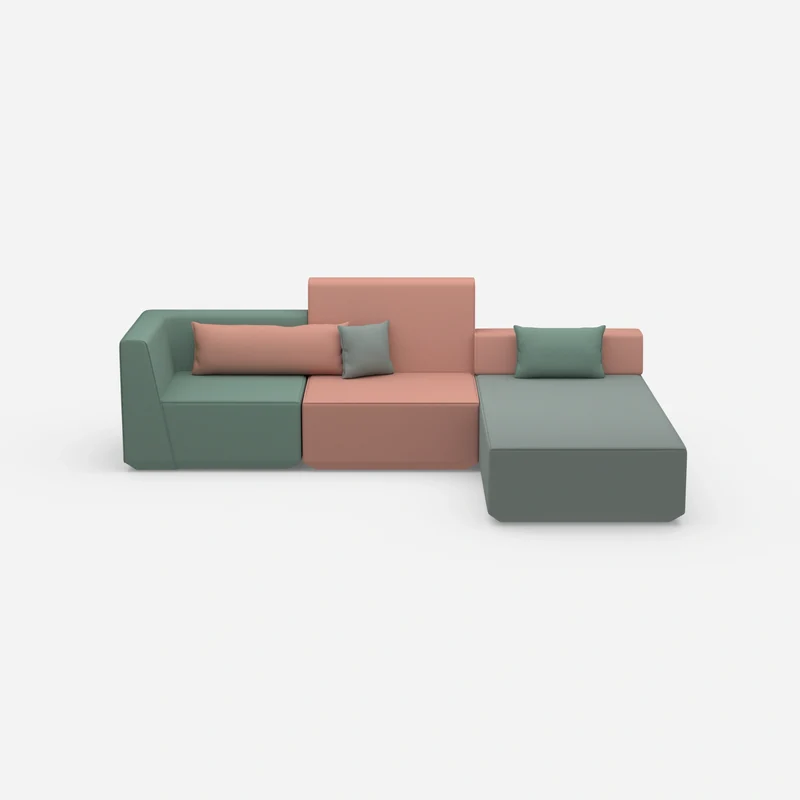 Couch mit Matratze