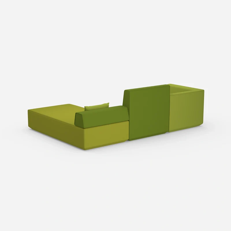 Couch mit Matratze