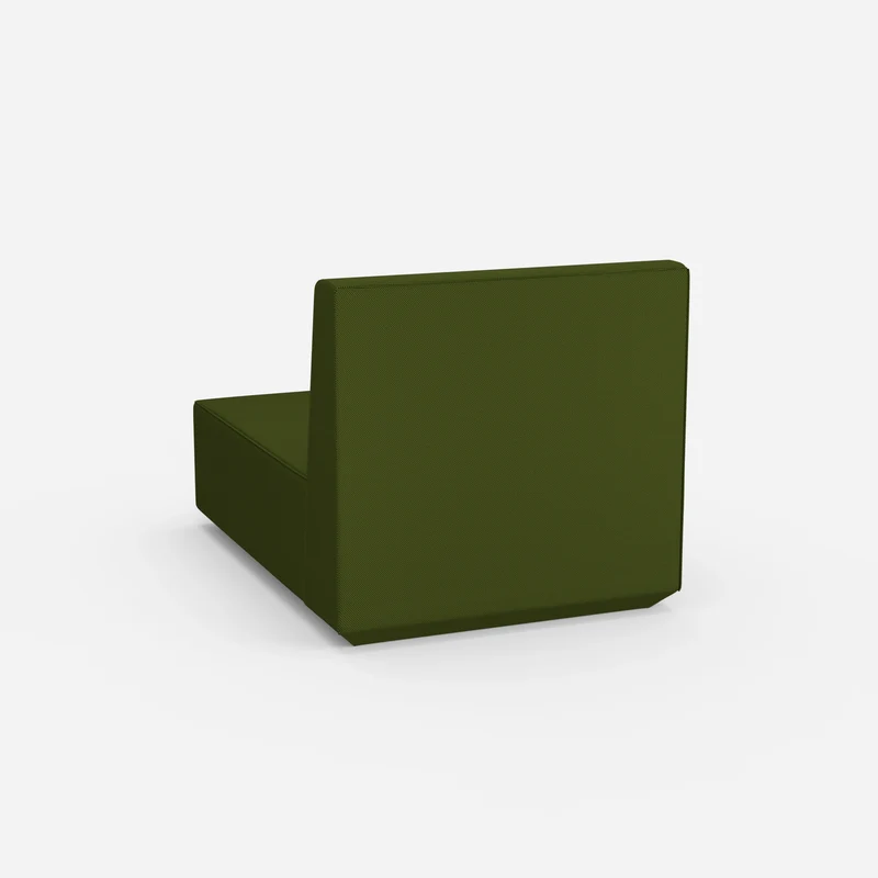 Grüne Recamiere 100 cm breit