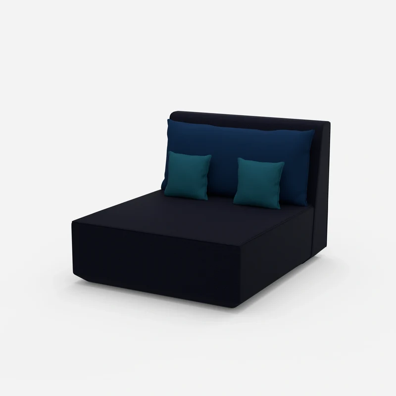 Doppelrecamiere 120 cm breit