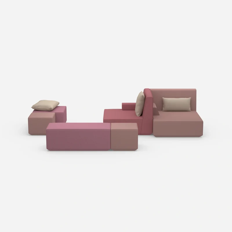 Rosa Sitzbank