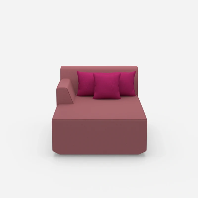 Recamiere in Rosa