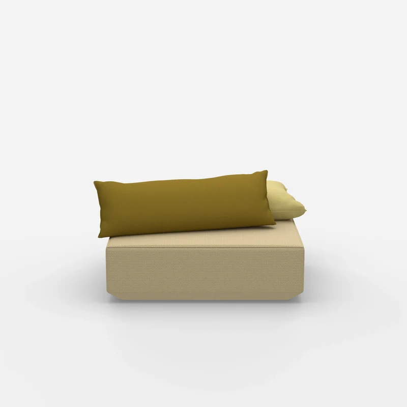 Sitzpouf modular in Gelb