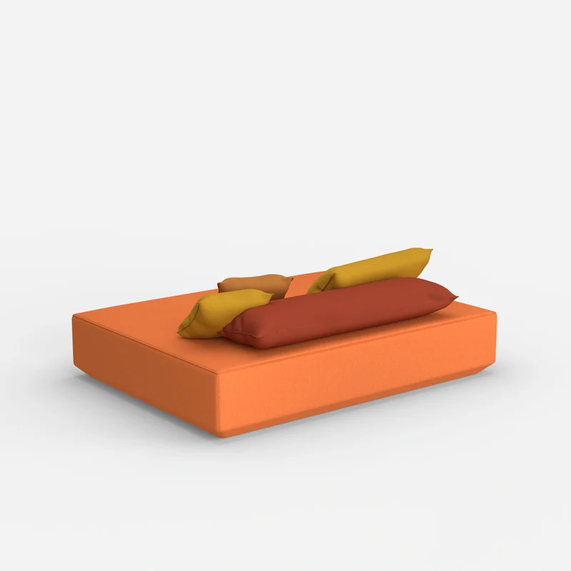 Moderner Pouf in groß