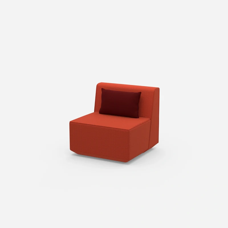 Moderner Sessel ohne Lehne