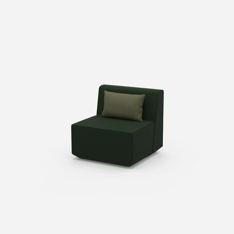 Moderner Sessel ohne Lehne