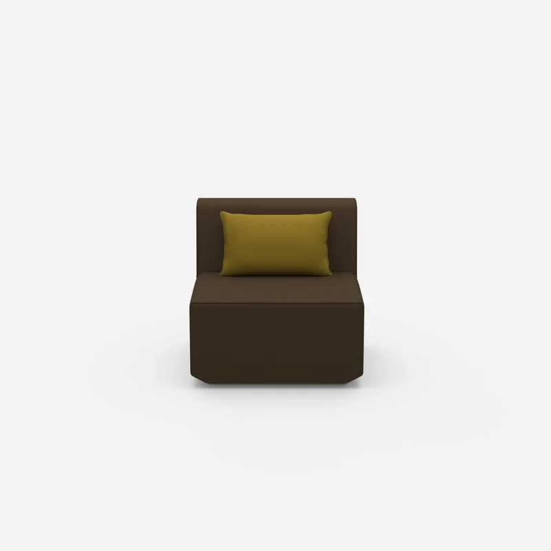 Moderner Sessel ohne Lehne