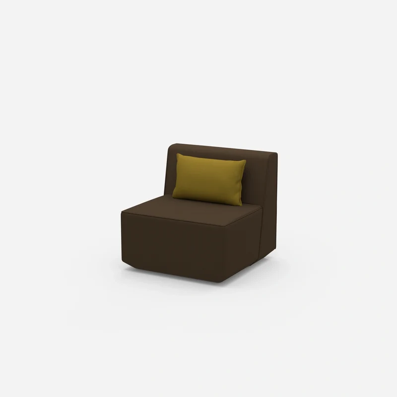 Moderner Sessel ohne Lehne
