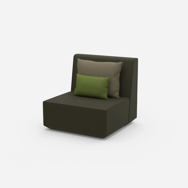 Sessel mit hohem Rücken