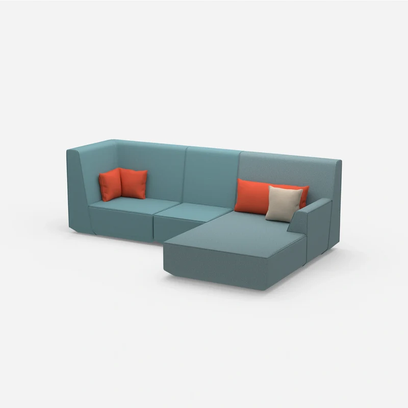 3 Personen Sofa mit Ottomane