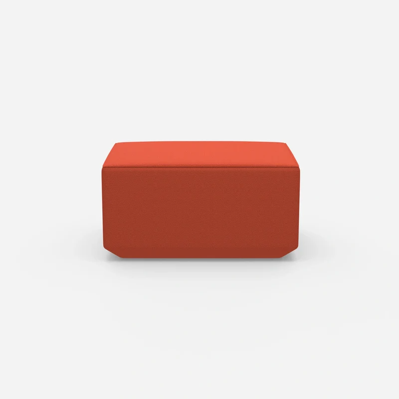 Sitzpouf in Orange