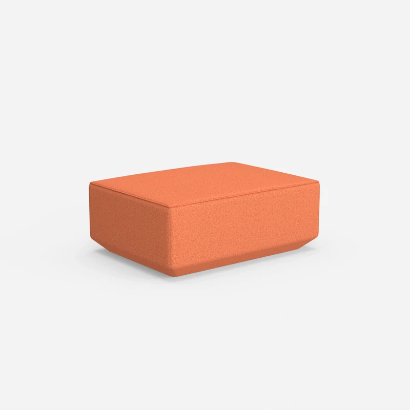 Moderner Pouf orange