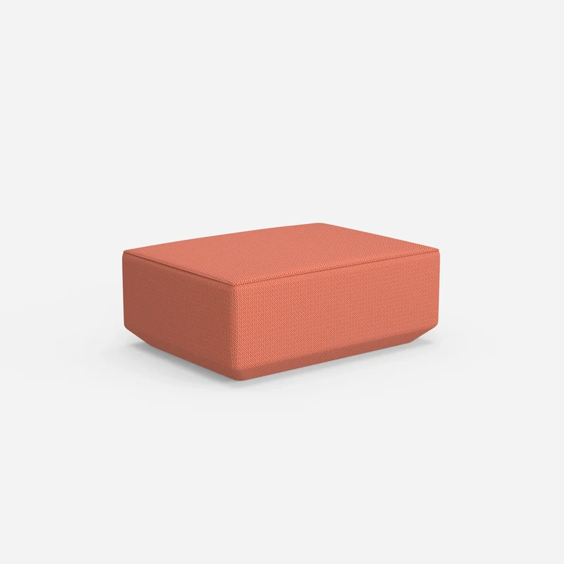 Moderner Pouf orange