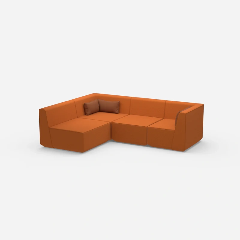 Sofaecke orange