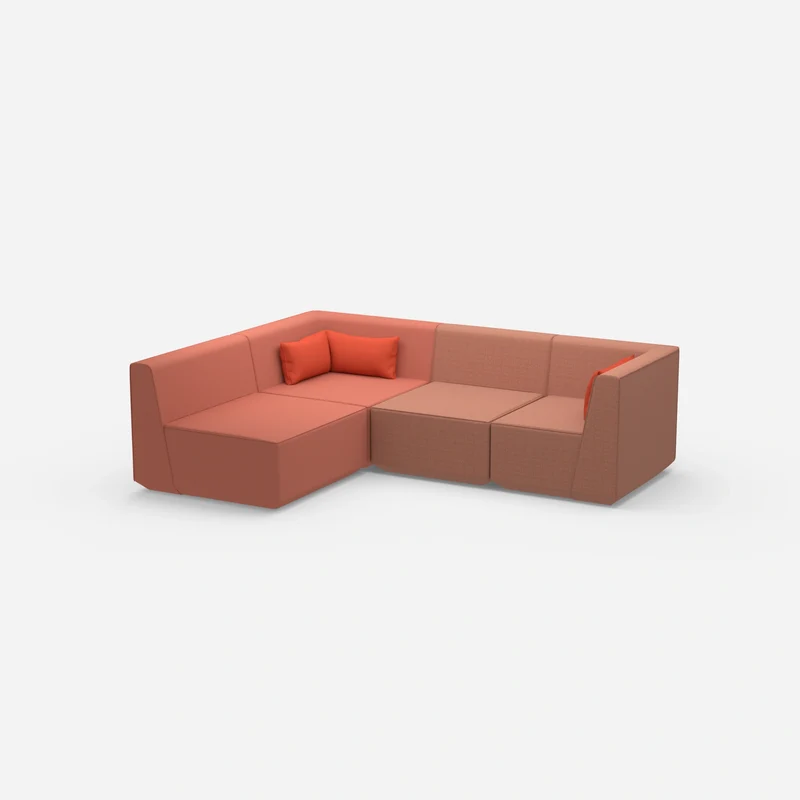 Sofaecke orange