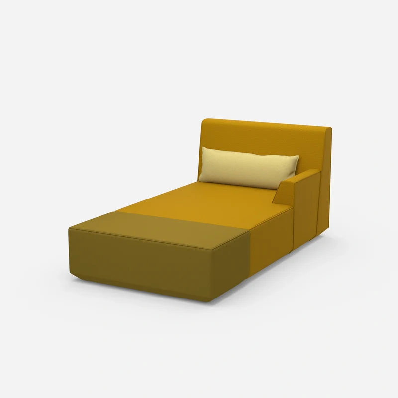 Moderne Recamiere zum Schlafen 120 cm breit