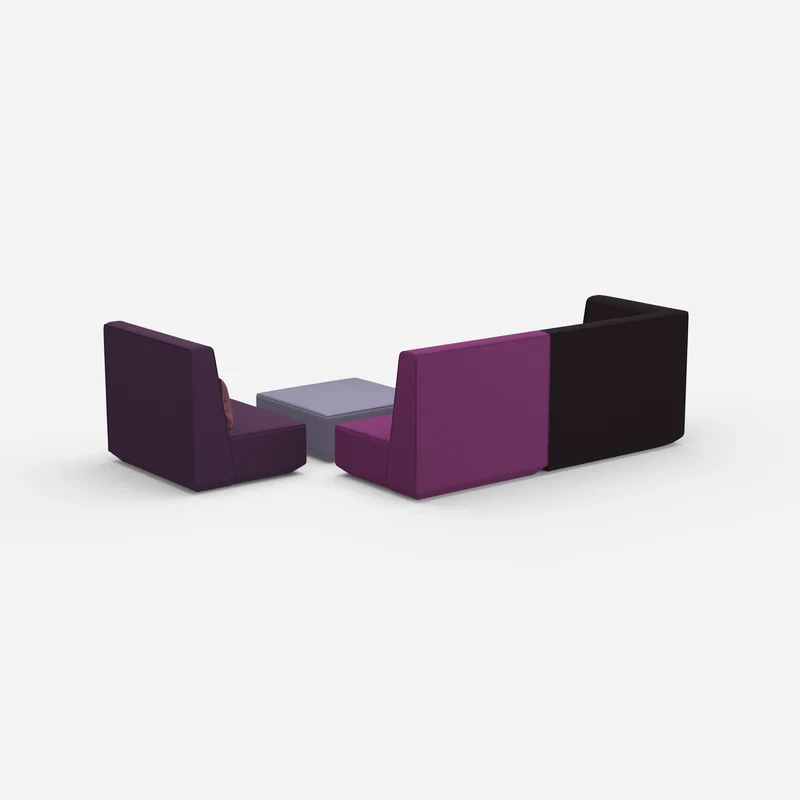 Dreisitzer Sofa mit Sessel