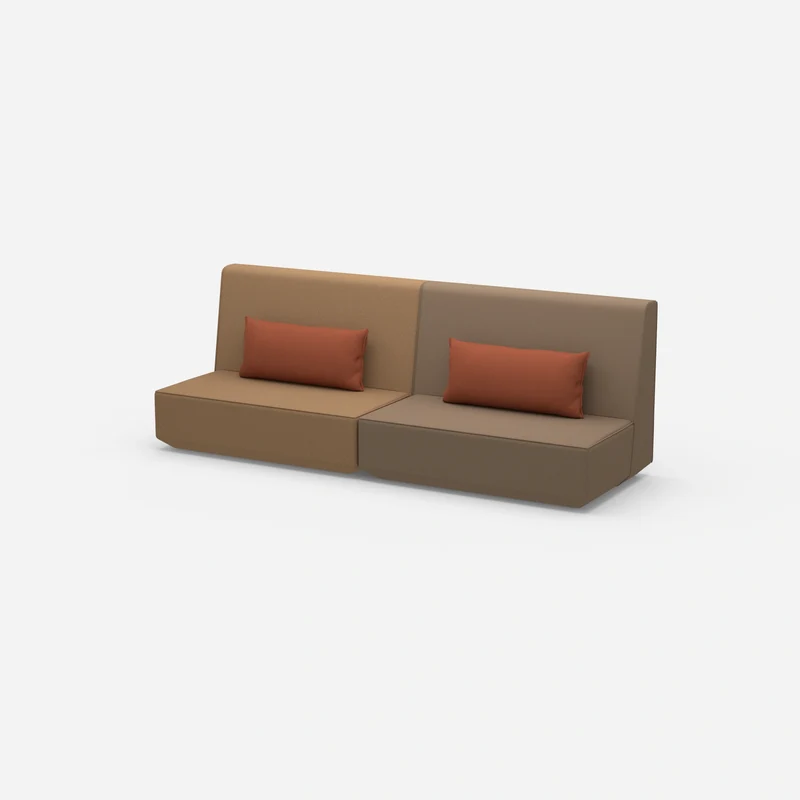 Sofa 3 Sitzer braun
