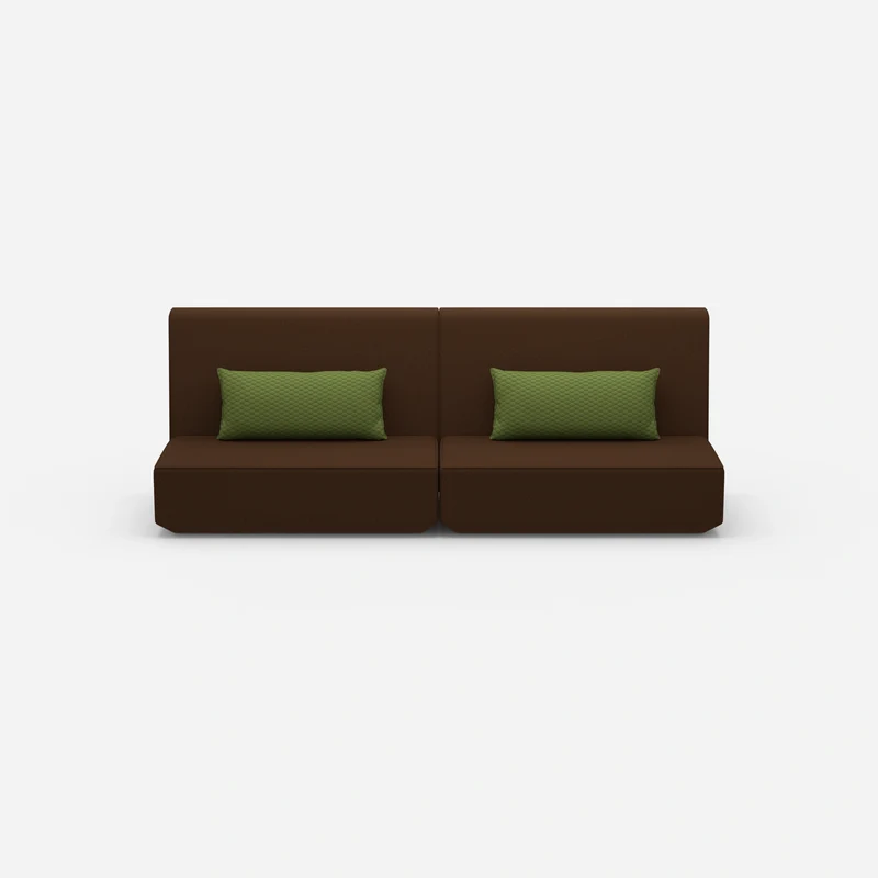 Sofa 3 Sitzer braun