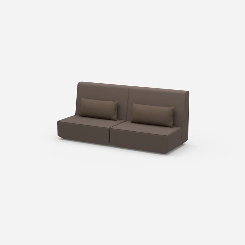 3 Personen Sofa braun