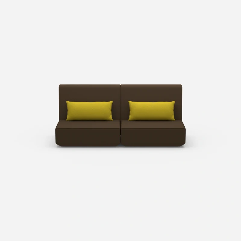 3 Personen Sofa braun