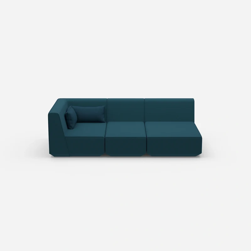 3 Sitzer Sofa modular mit Liegefunktion