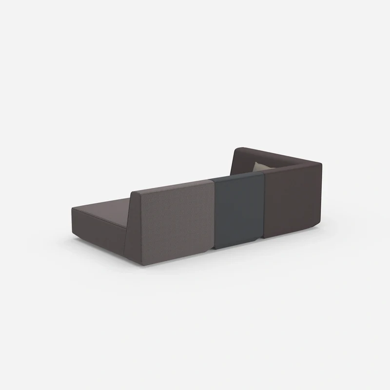 3 Sitzer Sofa modular mit Liegefunktion