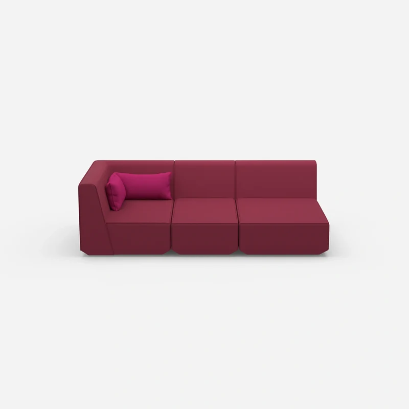 3 Sitzer Sofa modular mit Liegefunktion