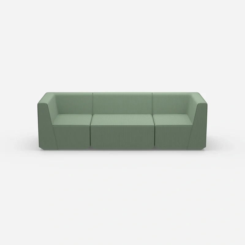 Sofa Dreisitzer grün