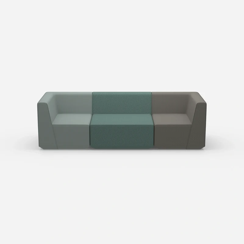 Sofa Dreisitzer grün