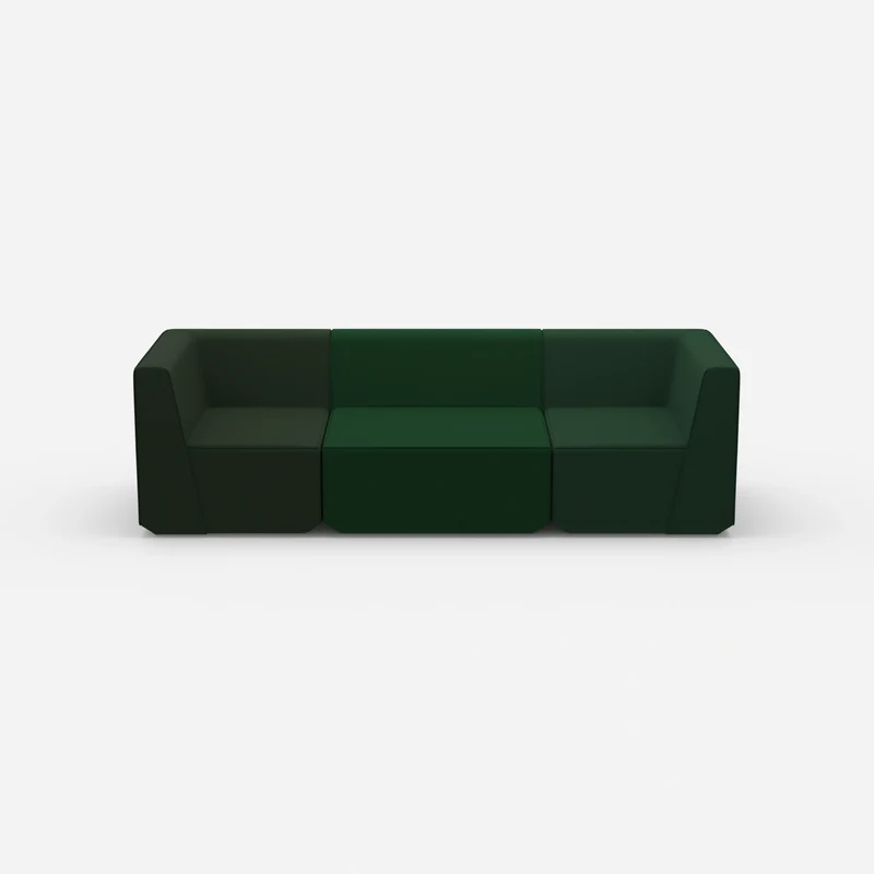 Sofa Dreisitzer grün