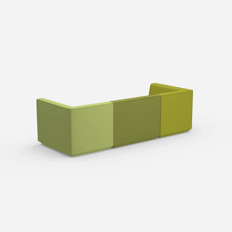 Sofa Dreisitzer grün