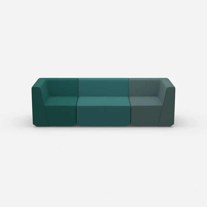 Sofa Dreisitzer grün