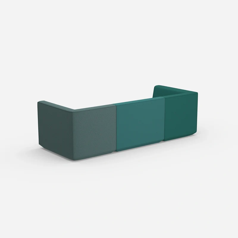 Sofa Dreisitzer grün