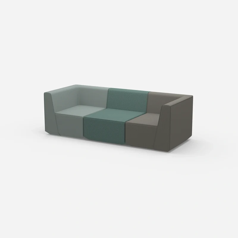 3er Sofa grün